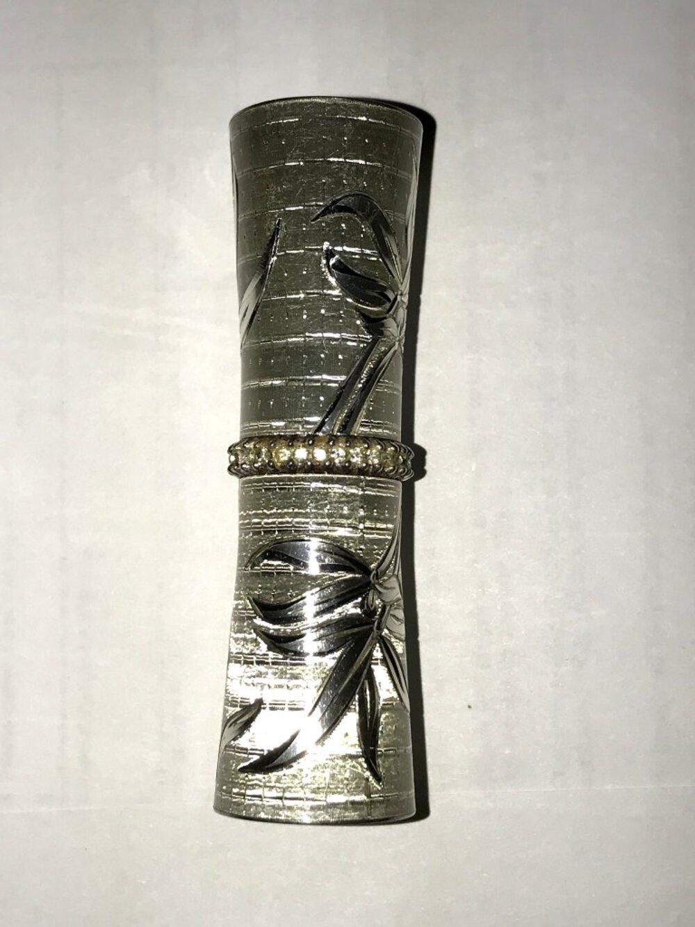 Van Cleef & Arpels / Revlon RARE Lipstick Case 1957 Hand Engraved # 598